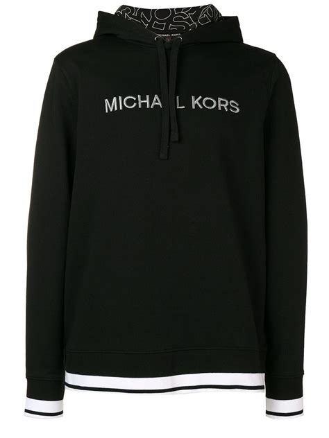 black michael kors shirt|Michael Kors black sweatshirt.